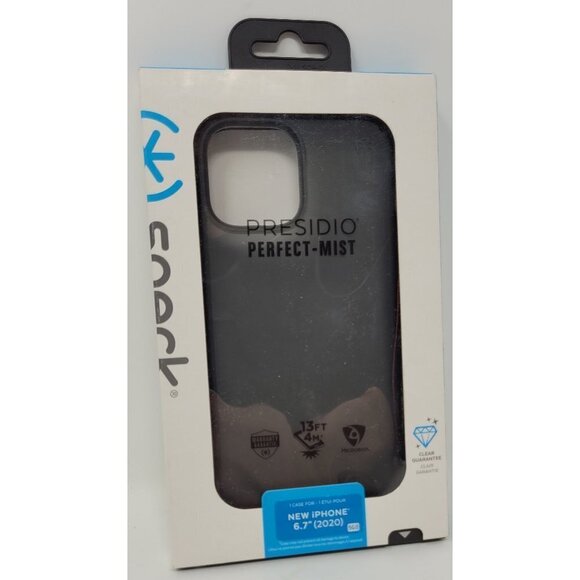 Speck Presidio Perfect-Mist Soft Touch Case for iPhone 12 Pro Max (6.7")  BLACK - Picture 1 of 2